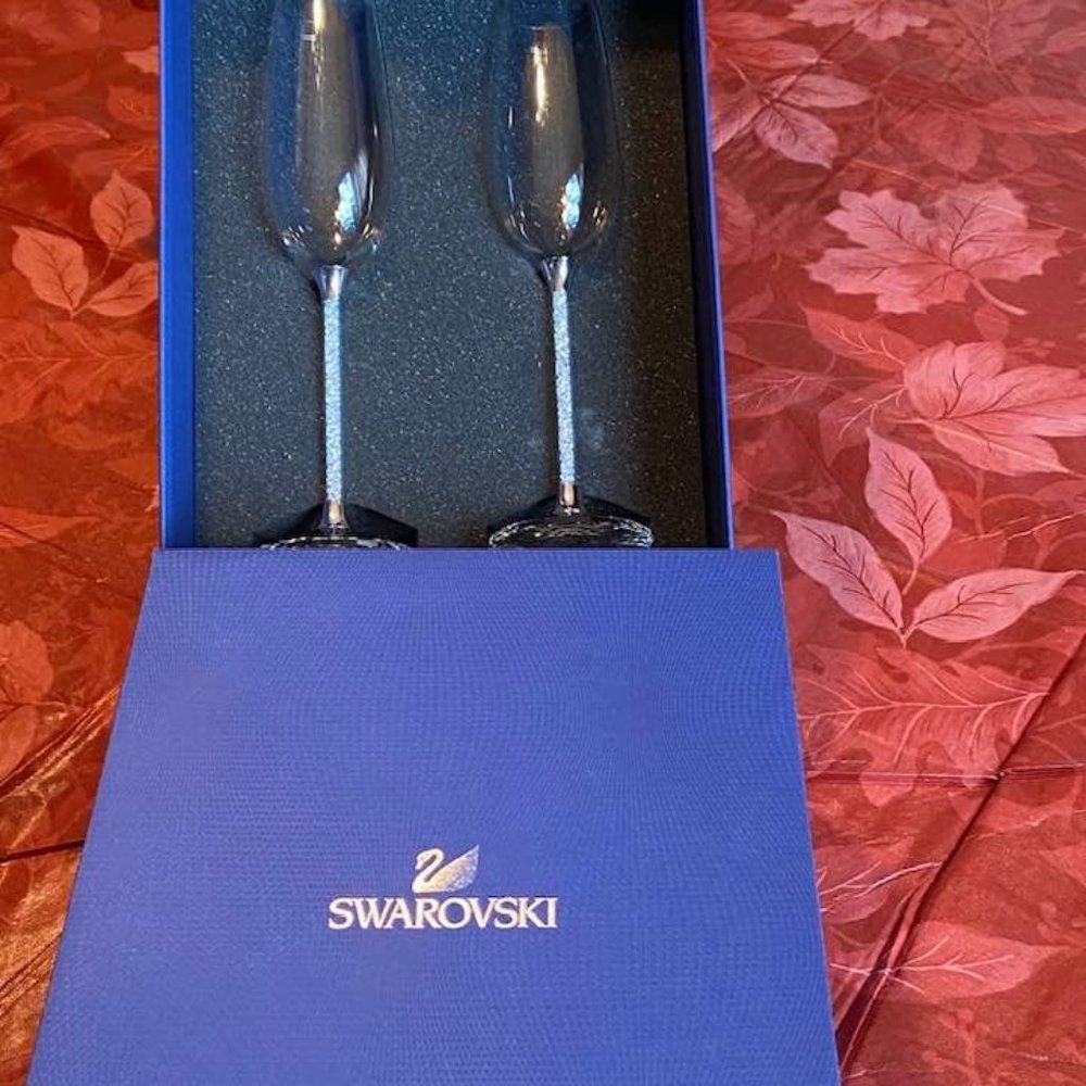 COPY - Swarovski Champagne Flutes